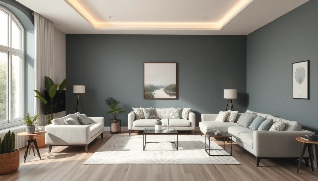 Salón y comedor aspirados y limpios en Alicante, con muebles impecables y un ambiente fresco.